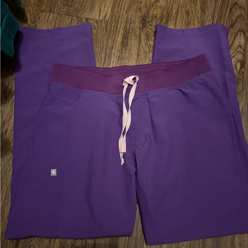 Figs Purple Scrub Pants MP